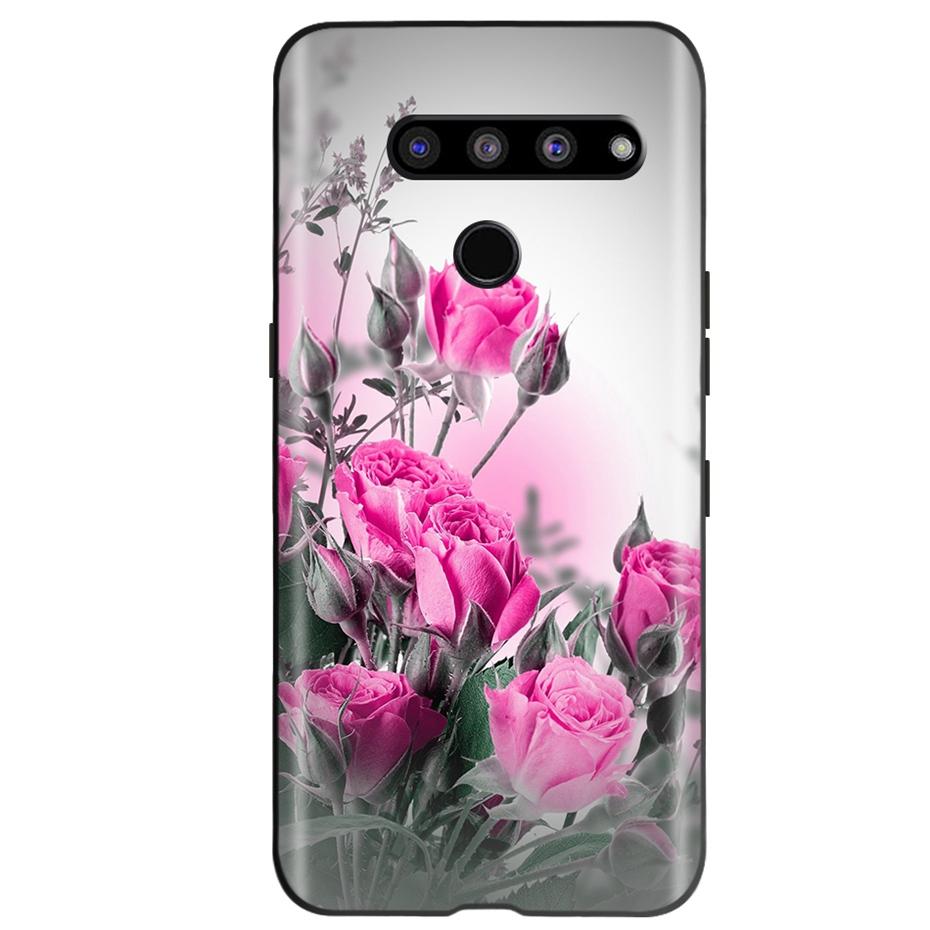 Чехол для LG V50 ThinQ 5G Модный узор Мягкий силиконовый ТПУ Чехол для телефона Для LG V50S ThinQ 5G V50 50S V500N V450 V510N Funda