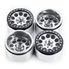 TRZX 2.2-inch Beadlock RC Wheel Rims Set Wheel Hubs for 1/10 RC Crawler Axles SCX10 TRX4 D90 Wraith 90048 90018 (4 Pieces)