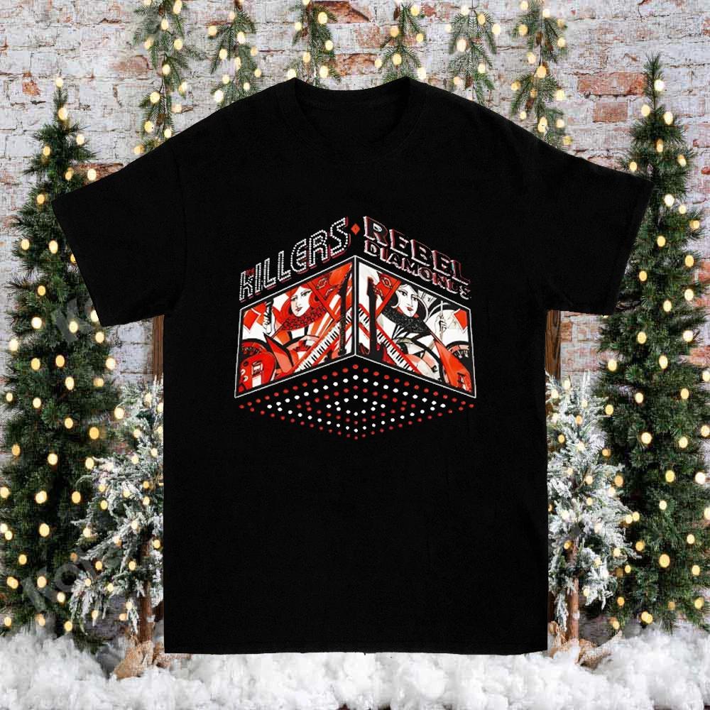 The Killers Rebel Diamonds Christmas Gift T Shirt Full Size S-5XL