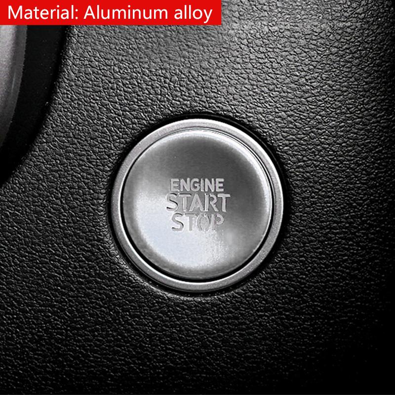 Car One-click Start Stop Button Protective 3d Engine Ignition Panel Trim For Hyundai Tucson Nx4 Hybrid N Line