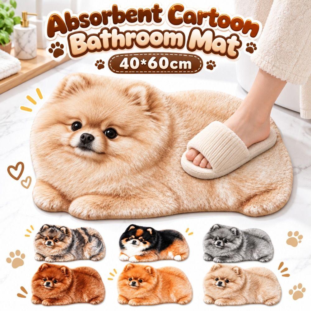 Diatomaceous Earth Bathroom Carpet Water-absorbing Bedroom Door Rug Home Decor