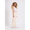 Cream Wide Leg Jean Palazzo Wide Leg Denim Trousers