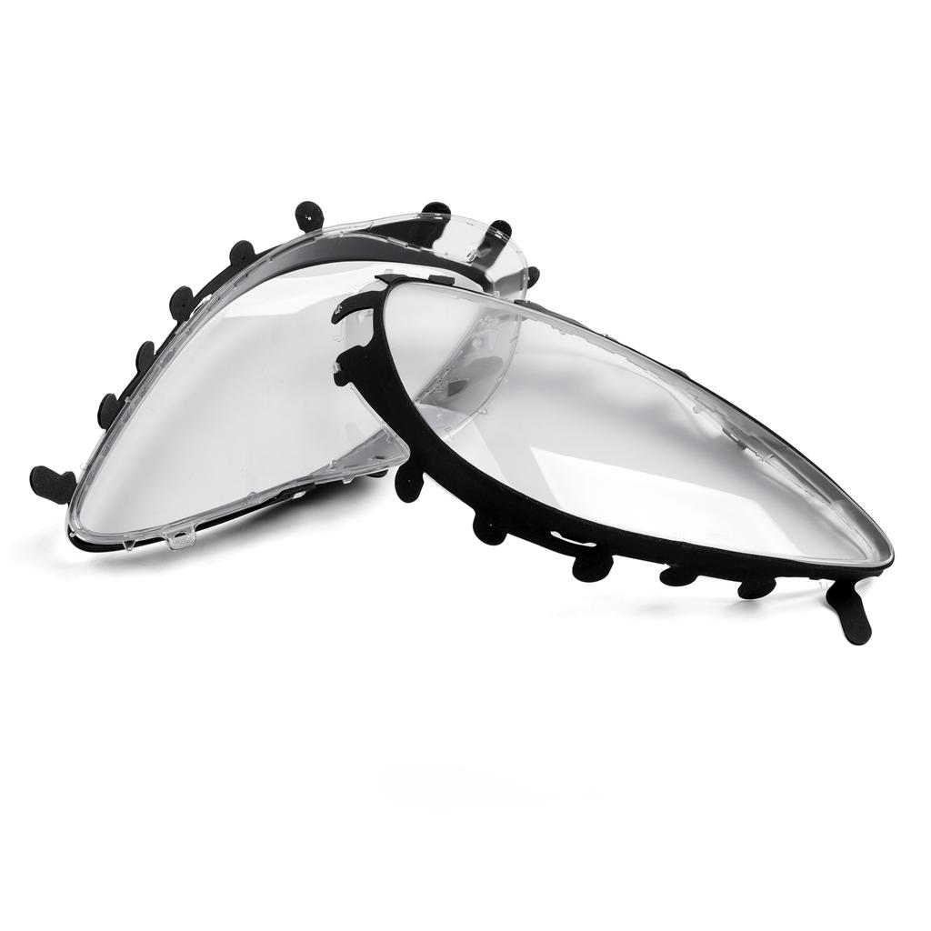 Headlight Lens Replacement & Black Gaskets Trim Kit Fits For 2005-2013 C6 Corvette