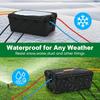 Outdoor Electrical Box (12.5x8.5x5 inch), IP54 Waterproof Outdoor Outlet Extension Cord Cover Weatherproof, Protect Outlet, Plug,Power Strip,Timer.