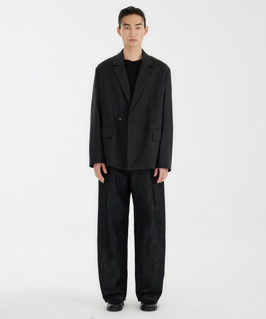 Youth Double-Breasted Jacket - Charcoal Gray