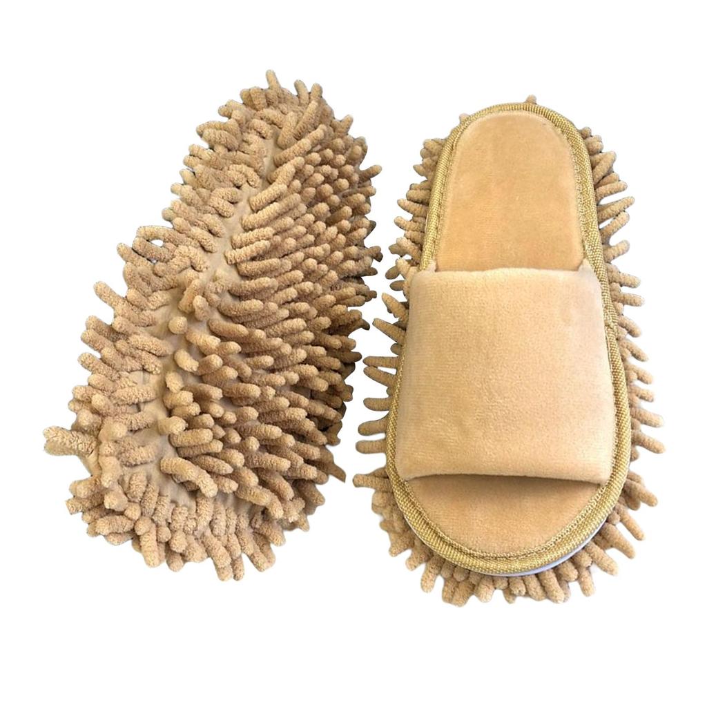 Chenille Floor Cleaning Slippers, Unisex Tool for Polishing Surfaces
