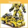 Cannon Robot Bumblebee Chariot Assembly Building Block Model Ornament Toy Gift