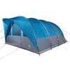 Tunnel Family Tent for 7 People Blue Waterproof