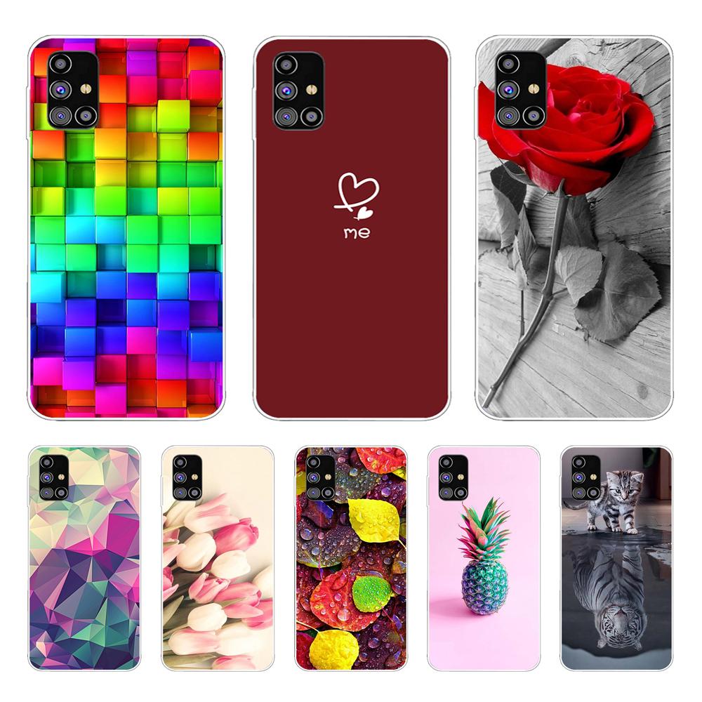 Для Samsung Galaxy A31 A51 A71 чехол силиконовый чехол для телефона чехлы для Samsung A315 A515 A715 мягкие чехлы мультяшный бампер чехол