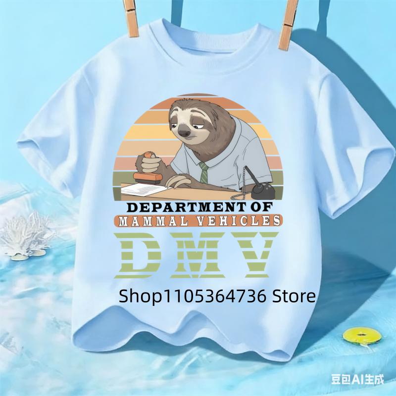 New kids t shirts 4 to 14 years Zootopia 2 Short Sleeve boys Girls 2026 new Summer judy Print nickTShirt