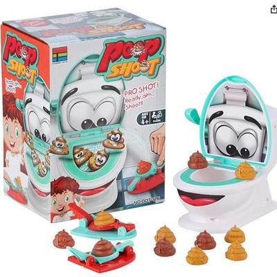 Amazon Cross border Лидер продаж, новая странная игра-трюк в туалете Ejection Poop Kool Toy, интерактивная настольная игра для родителей и детей