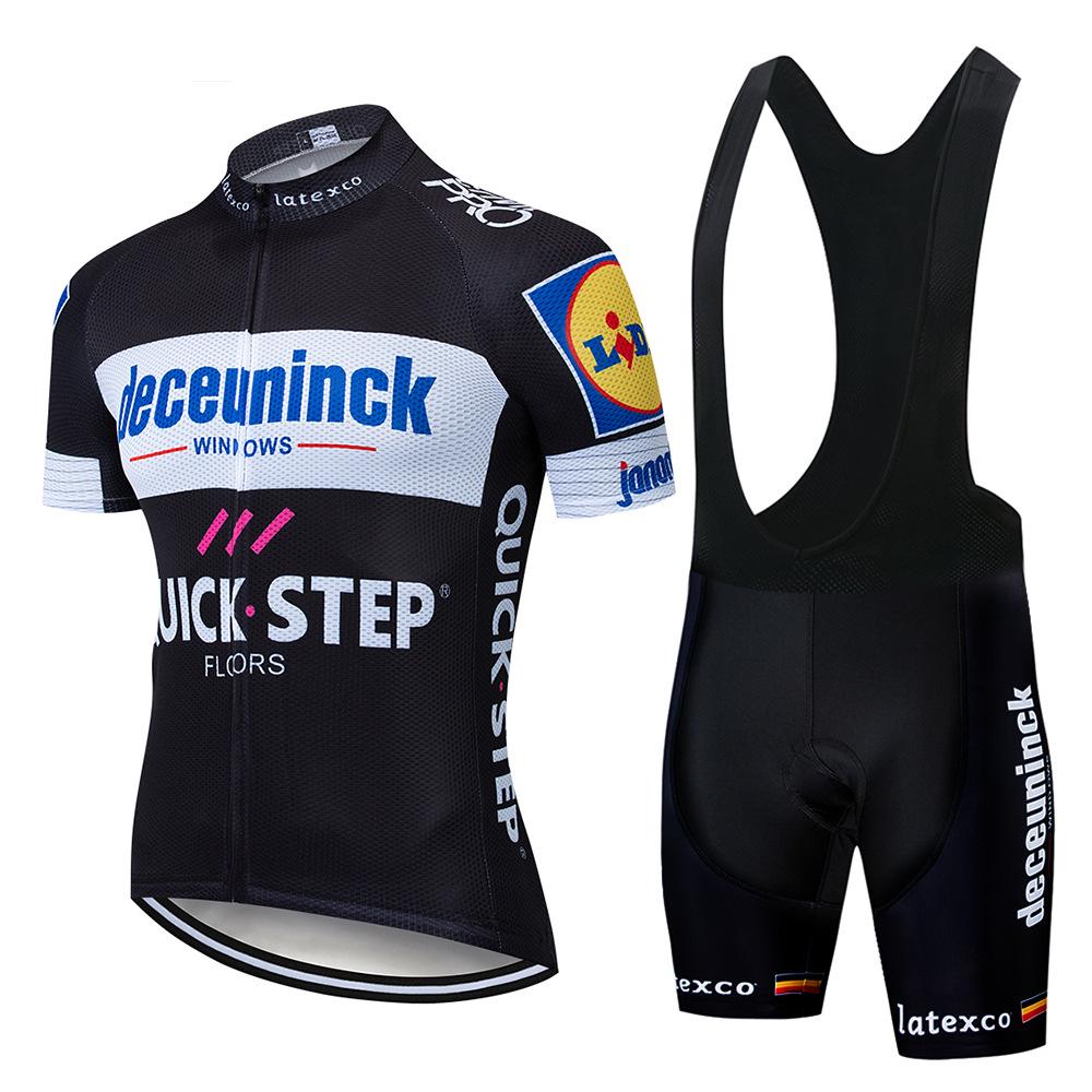 QUICK STEP Cycling Suit Short-sleeved Suit Cycling Equipment Men's Breathable