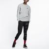Nike T Shirts Men's Gray Crew Neck Moderate Straight Fit AR5194-063