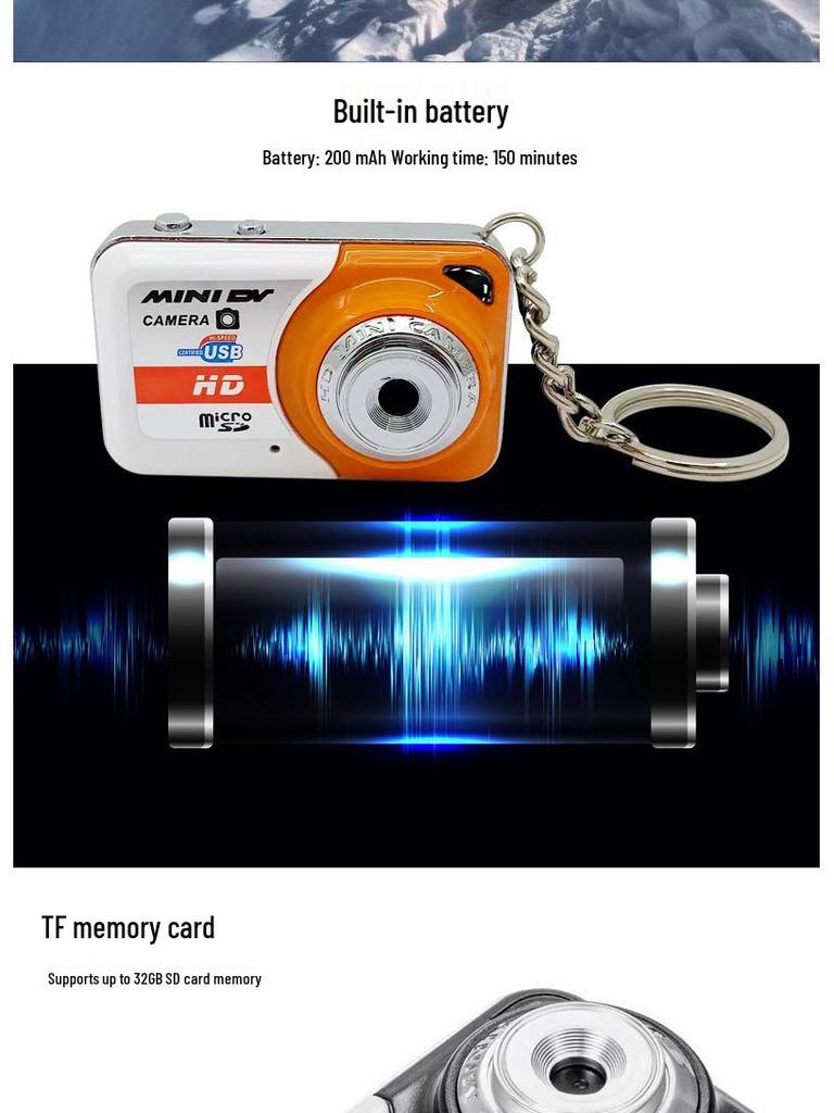 Mini HD Retro Camera for Kids - X6 Vlog Camcorder