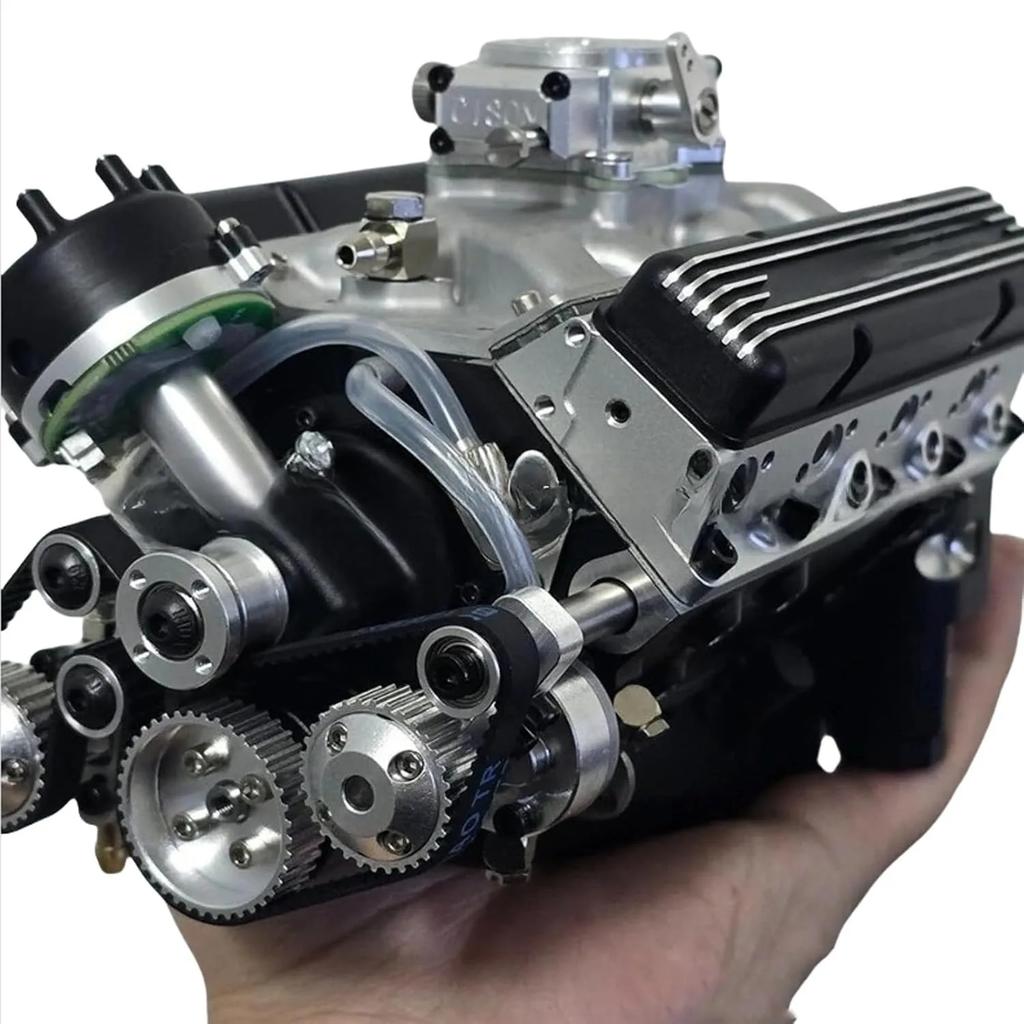 Комплект двигателя V8 Бензин - Бензиновые комплекты модели двигателя V8 Small-Block Мини-комплекты двигателя V8, которые работают 4-тактные 44 куб.см с водяным охлаждением