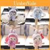 Плюшевый брелок Sanrio Kuromi с мягким коротким ворсом для декора рюкзака
