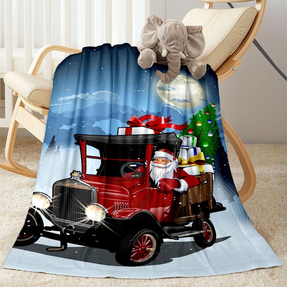Christmas 53 Blanket Ultra-Soft Perfect for Sofa Picnics Bed All-Season Use Digital Print Birthday Christmas Gift Blanket