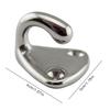 Ship Hook 316 Marine Hardware Yacht Accessories Fen-der Hook Marine Hanger For Tug Marine Grade Stainless Steel Coat Hook