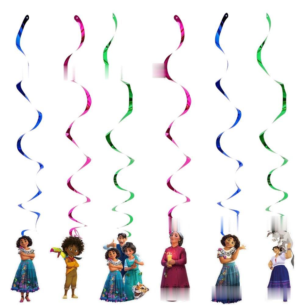 Mirabell and the House Full of Magic Birthday Decoration Party Set Encanto Disney Movie Anime 2 Characters Cute Funny Children Boys Girls Orange Green