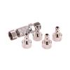 Airbrush Quick Disconnect Coupler Quick Release Fitting Adapter With 5 Male Fitting 1/8 Inch Fitting Hose Air Brush Parts