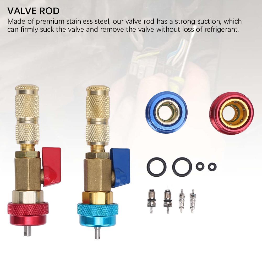 Heavy-Duty AC Valve Core Removal Tool High and Low Pressure Valve Core Tool Automotive AC Repair