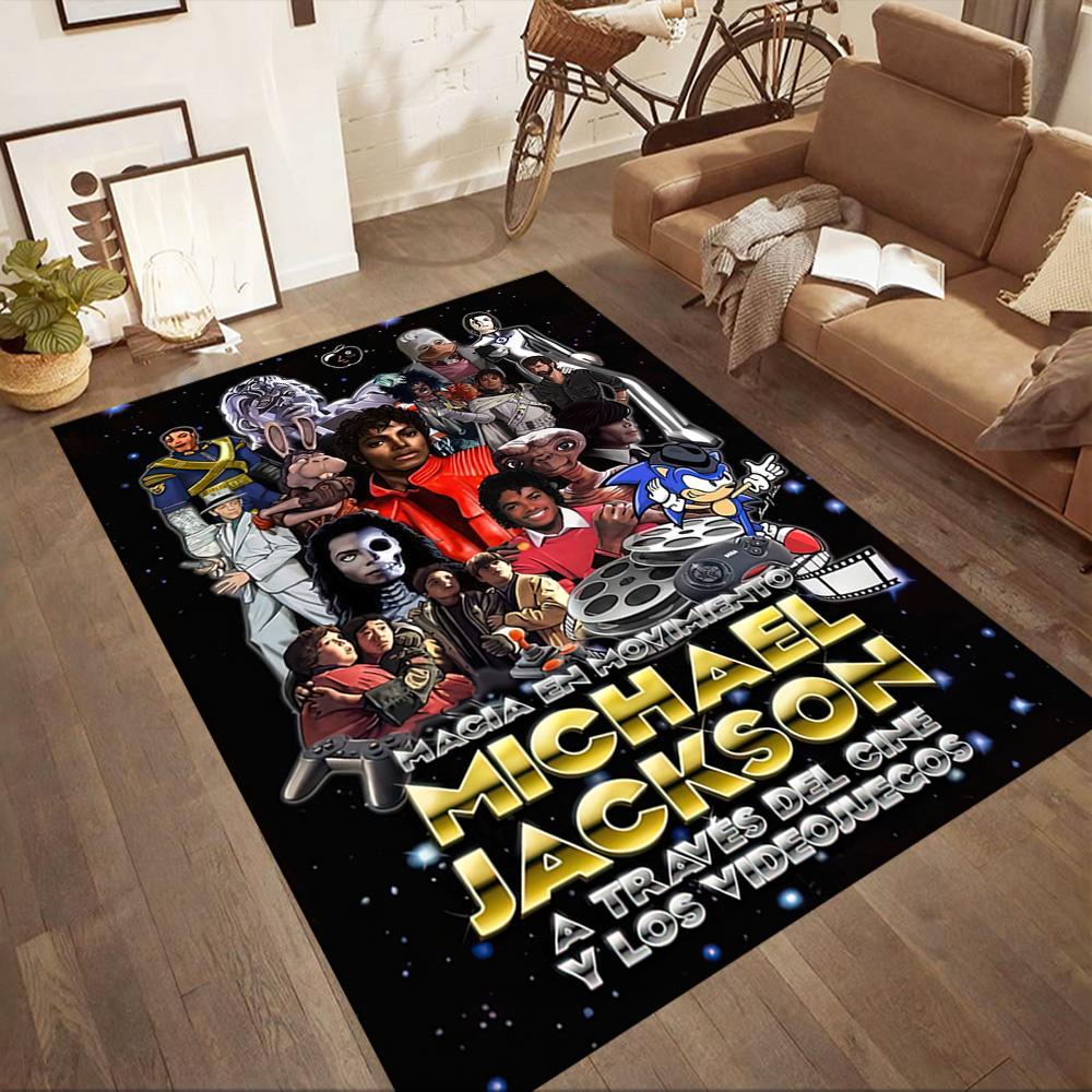 Michael Jackson 68 Area Rug Suitable for Decorate room Hallway Kitchen Entryway Antislip Carpet Anime Office Decor Wedding Party Gift