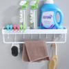 Полка для ванной комнаты, полка для душа с держателем для полотенец, белая угловая полка 30-50 см, настенная, черная, алюминиевая, держатель для кухонных принадлежностей