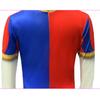 Kids Carnival Cosplay Costume Pomni Clown Amazing Digital Circus Halloween Party with Mask Red Blue Polyester 3-4 Years 120CM