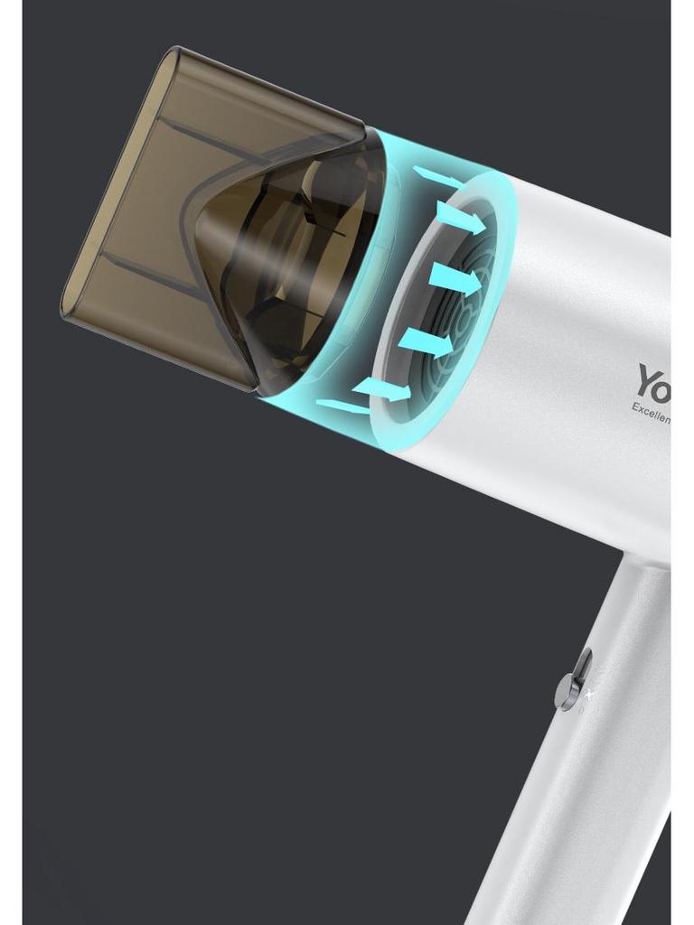 Фен для волос Yongri Hammer-Shaped, высокая мощность, регулируемый горячий/холодный поток воздуха