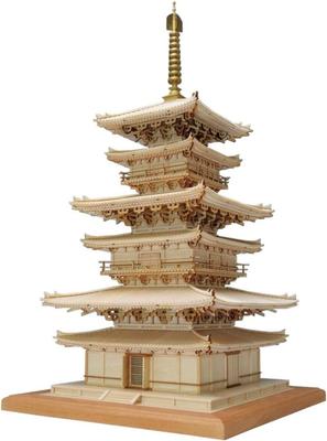 Woody Joe 1/75 Храм Якусидзи Восточная пагода Деревянная модель Сборочный набор (Строительство)