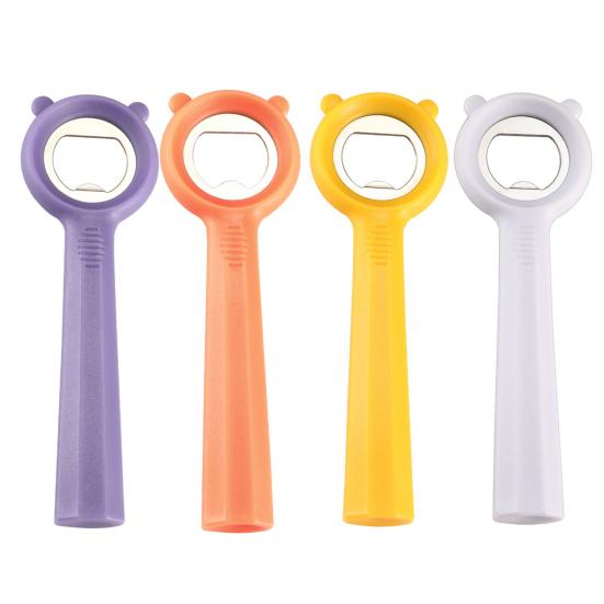 Bartender Bottle Opener Stainless Steel Beer Bottle Opener Handheld Bottle Cap Remover Portable Bottle Opening Tools