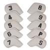 10x Golf Iron Covers Set Head Club Protectors Anti Scratch Waterproof