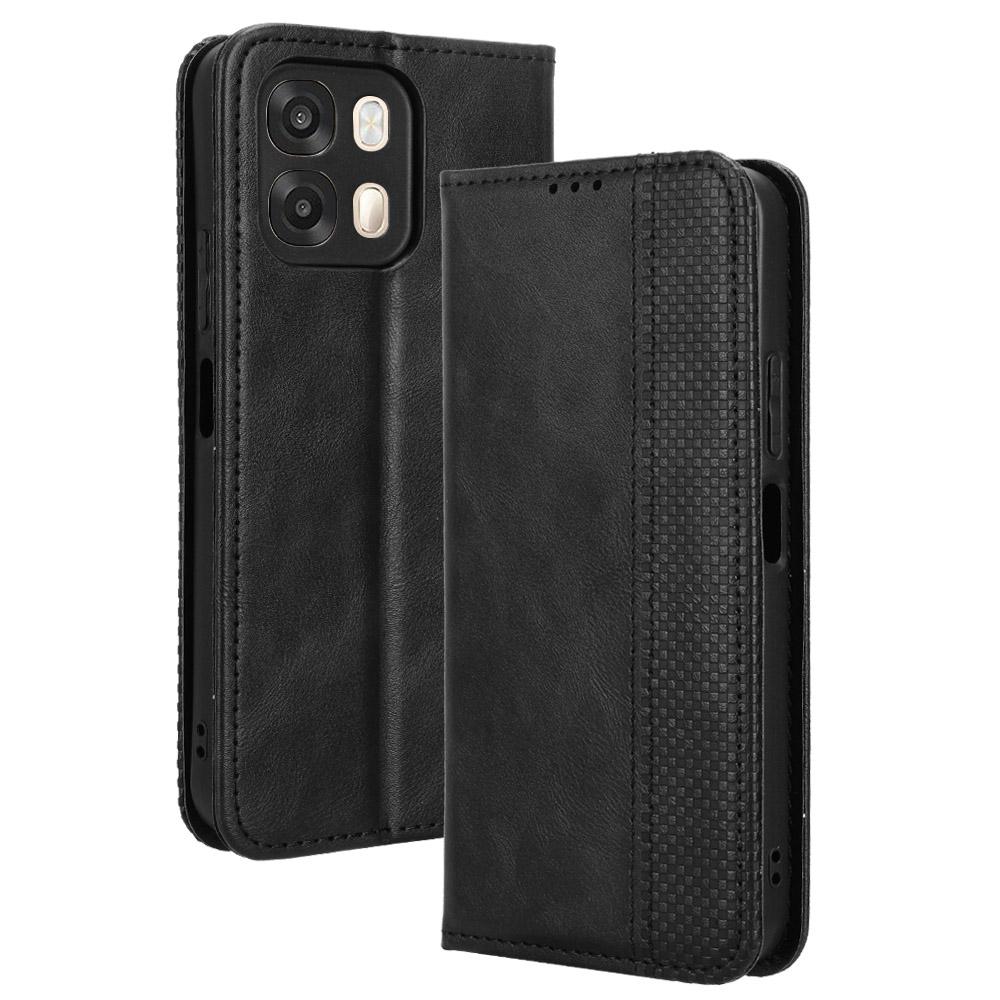 Flip Cover For OPPO A6 / OPPO A6S Leather Case [Flip Vintage Leather] Shockproof Durable Retro Phone Case