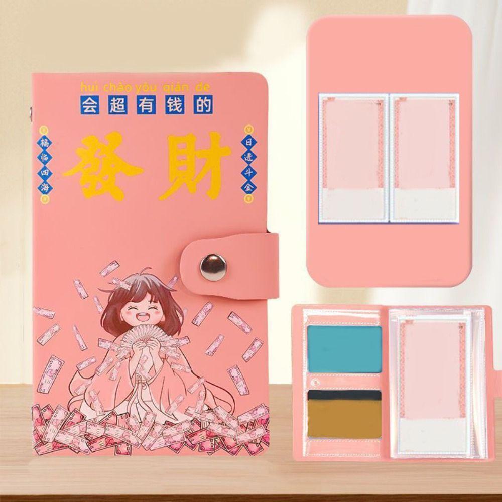 50 Sheets Money Saving Challeng Book Cartoon Letter Planner Organizer Cash Budget Notebook  Unisex