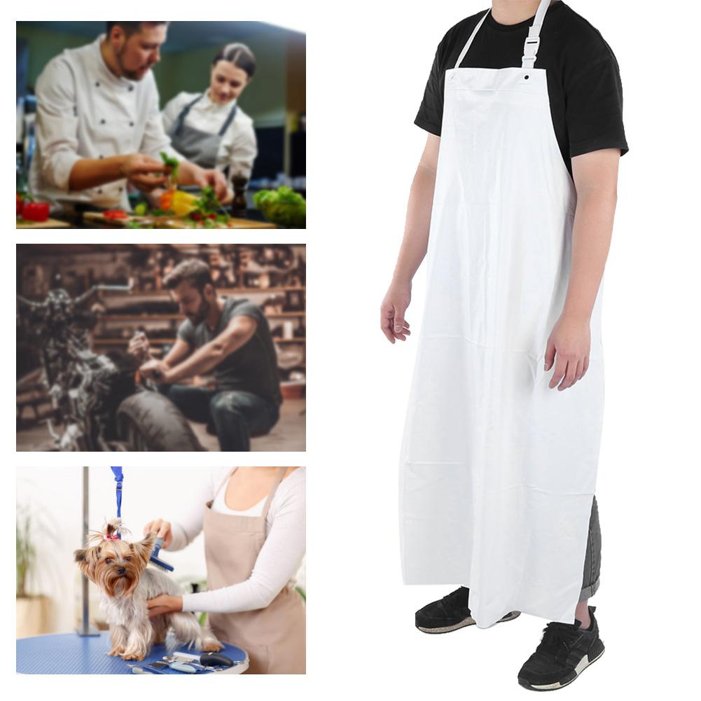 PVC Protection Apron Chemical Resistant Safety Work Wear Waterproof Dustproof 120x90cm
