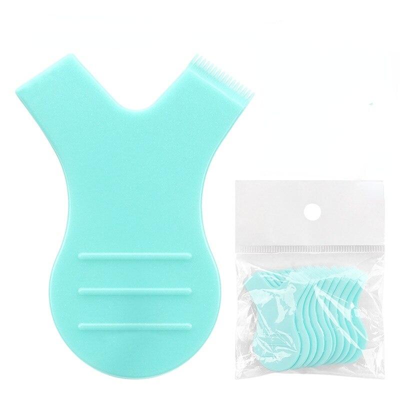 10 шт. Y-образные щипцы для завивки ресниц, силиконовые подушечки для завивки, аксессуары для ламинирования ресниц, щеточка для ресниц, гребень для очистки, инструмент для наращивания ресниц