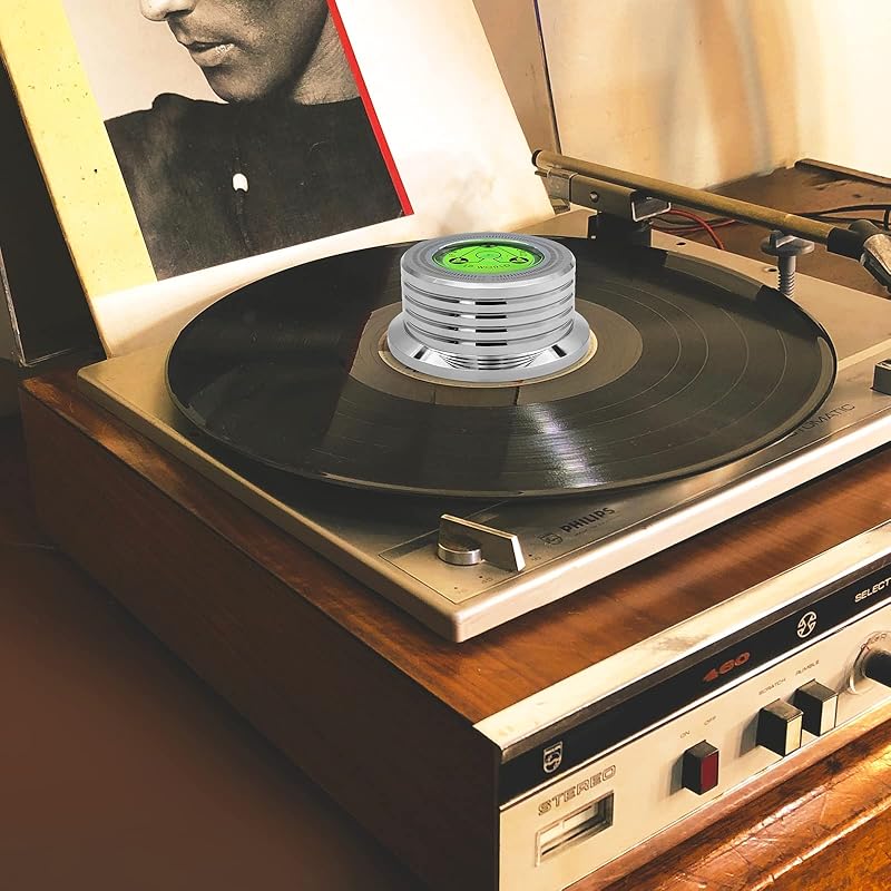 KozyOne record stabilizer High precision stability turntable weight stabilizer aluminum alloy record weight clamp vibration reduction lp record