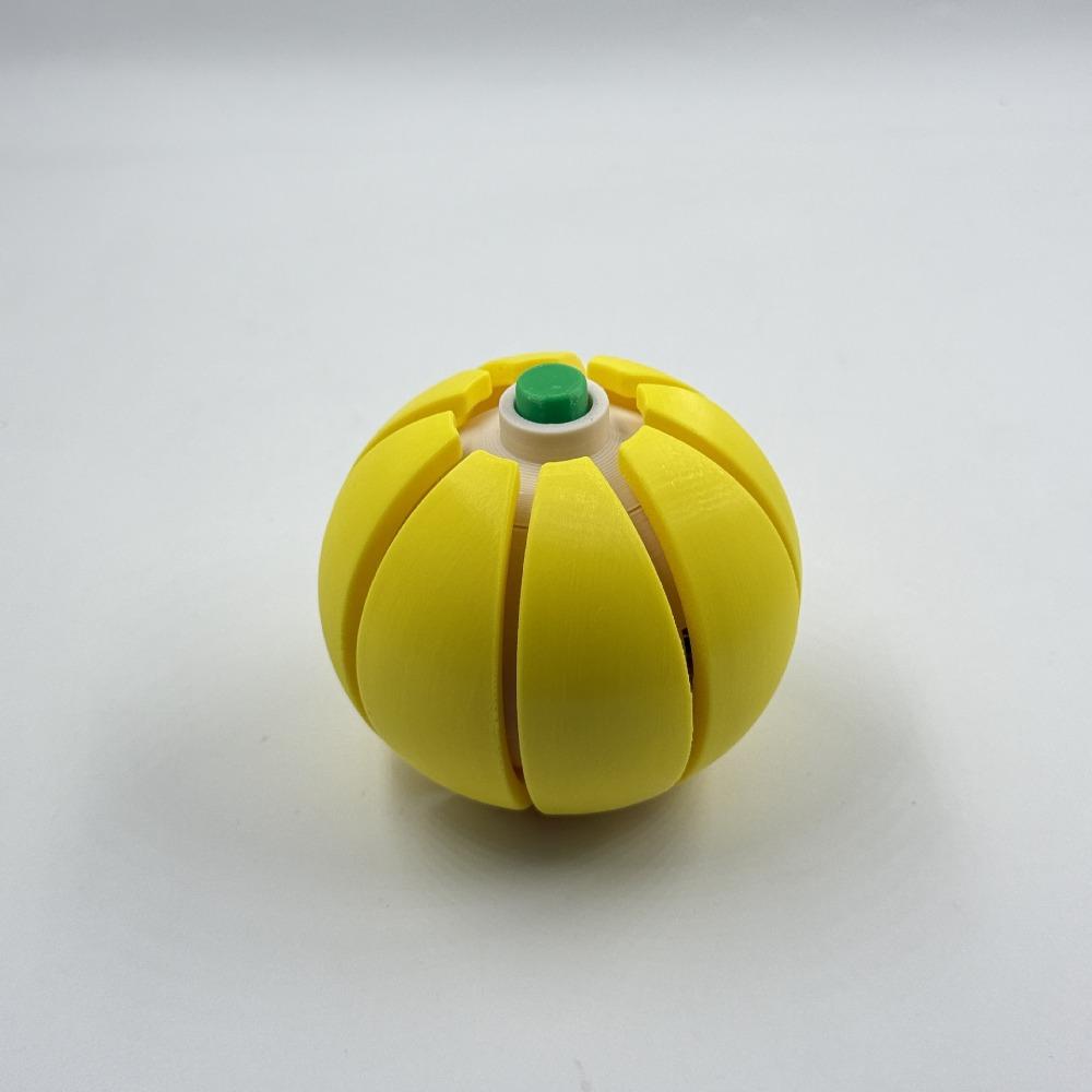 Button Click Fidget Clicker Fruit Design Stress Relief Toy Pumpkin Squishy Toy  Party Giveaway