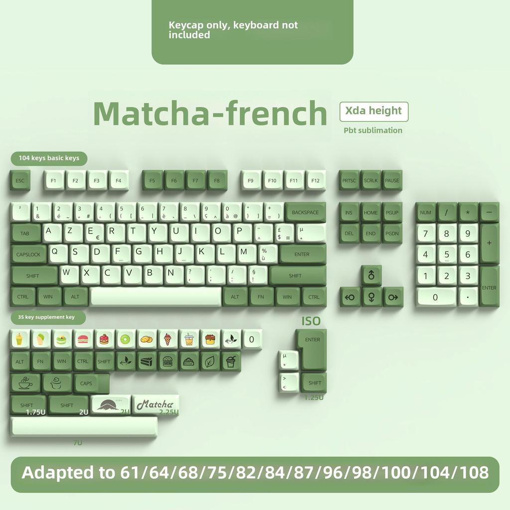 Колпачки клавиш XDA Profile PBT Dye-Sub для механических клавиатур (68/75/84/96/980/104)