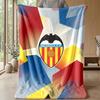 Valencia FC Soft Flannel Fleece Blanket Lightweight Cozy Warm Throw Blanket For Sofa Bed Home Decor