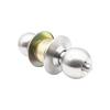 Door Knob with Lock Stainless Steel Front Door Lock Set Lightweight Wear-resistant for Bedroom