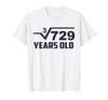 Cube Root of 729:9 Years Old Birthday T-Shirt Square Tee Tee