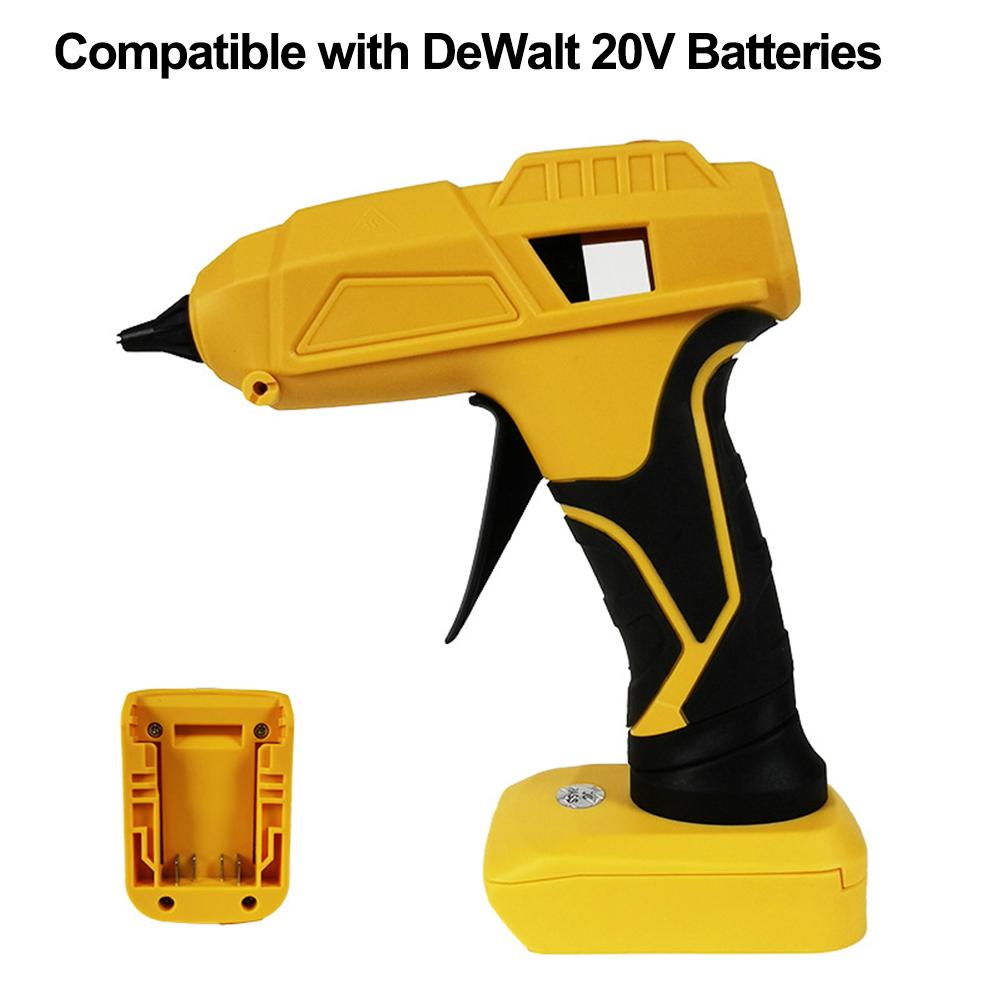 100 Вт полноразмерный пистолет для горячего клея с 5 шт. клеевыми стержнями, быстрый предварительный нагрев, промышленный клеевой пистолет, пистолет для термоплавкого клея для декоративно-прикладного искусства и DIY