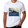 Футболка с изображением линкора HMS Warspite Хлопковая футболка 100% Забавные футболки Хлопок Черная хлопковая футболка Однотонная Для мужчины Упаковка Футболка