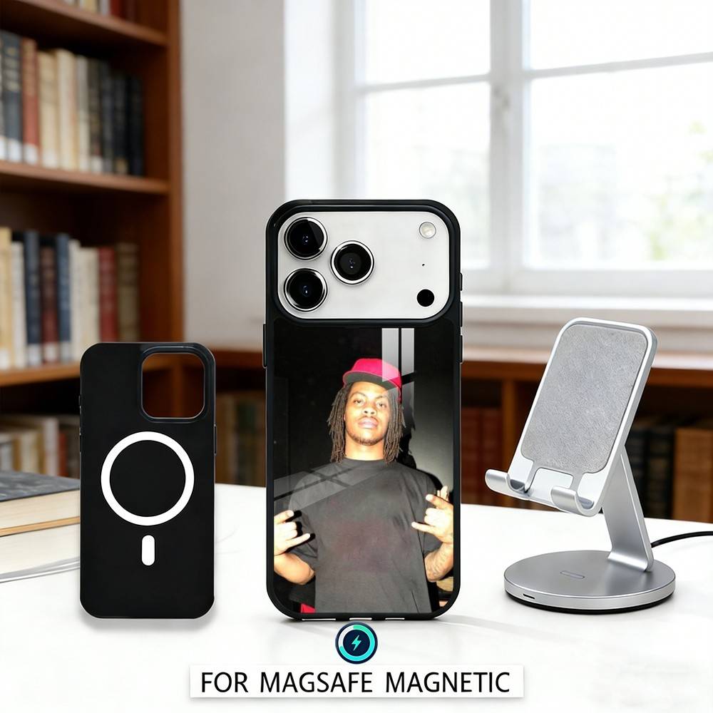 Чехол для телефона рэпера Waka Flocka Flame для iPhone 17, 16, 15, 14, 13, 12, Pro, Max, Магнитный для Magsafe Беспроводной зарядки