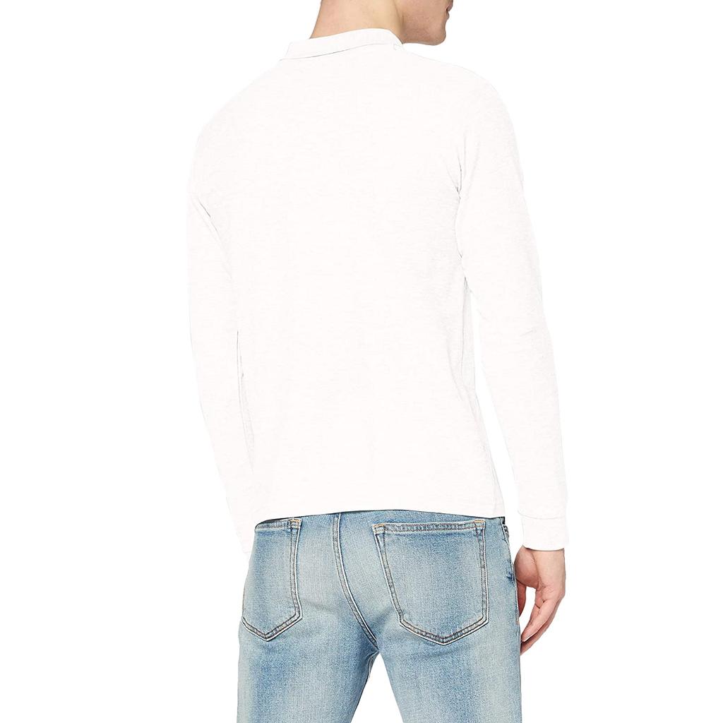 Мужская хлопковая футболка-поло с длинными рукавами Stedman