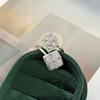 Full Of Diamonds, Simple And Exquisite Ring, Women'S Fashion Temperament, Niche Design Sense, Opening Adjustable Ring