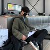 Мужской кардиган-свитер куртка с воротником-стойкой на молнии, свободный, вязаный