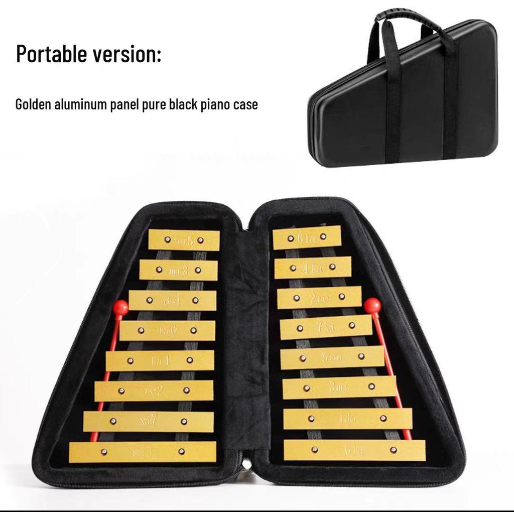 16-Note Double Row Glockenspiel for Early Childhood Education