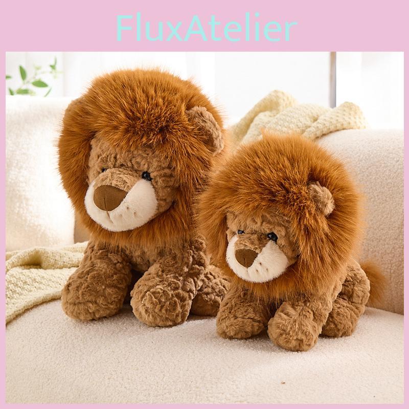 Lion Plush Toy Animal Figurine Soft Stuffed Animal For Kids And Collectors